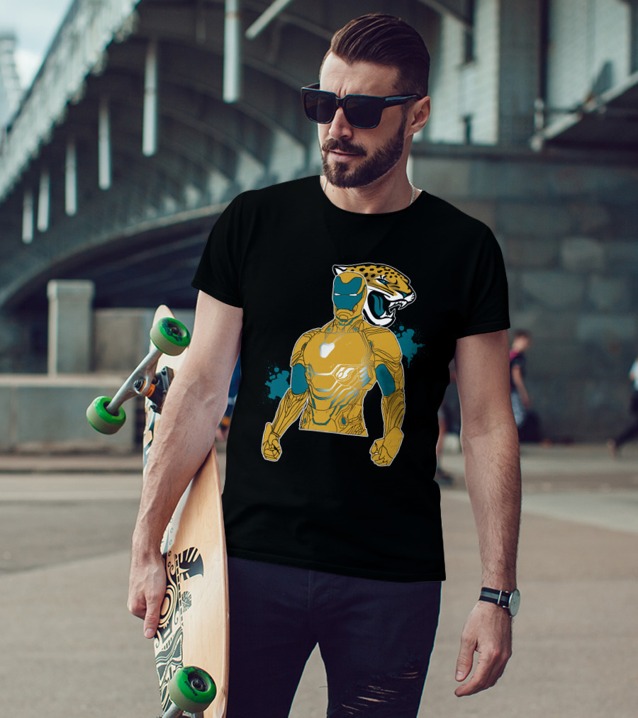 Iron Man Jaguars Crossover T-Shirt