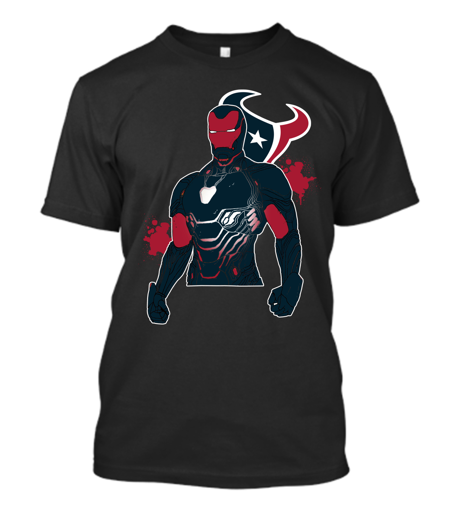 Iron Man Texans Mashup T-Shirt