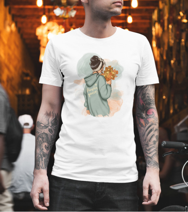 Pumpkin Queen Cozy Fall Aesthetic T-Shirt Pumpkin Queen Cozy Fall Aesthetic T-Shirt