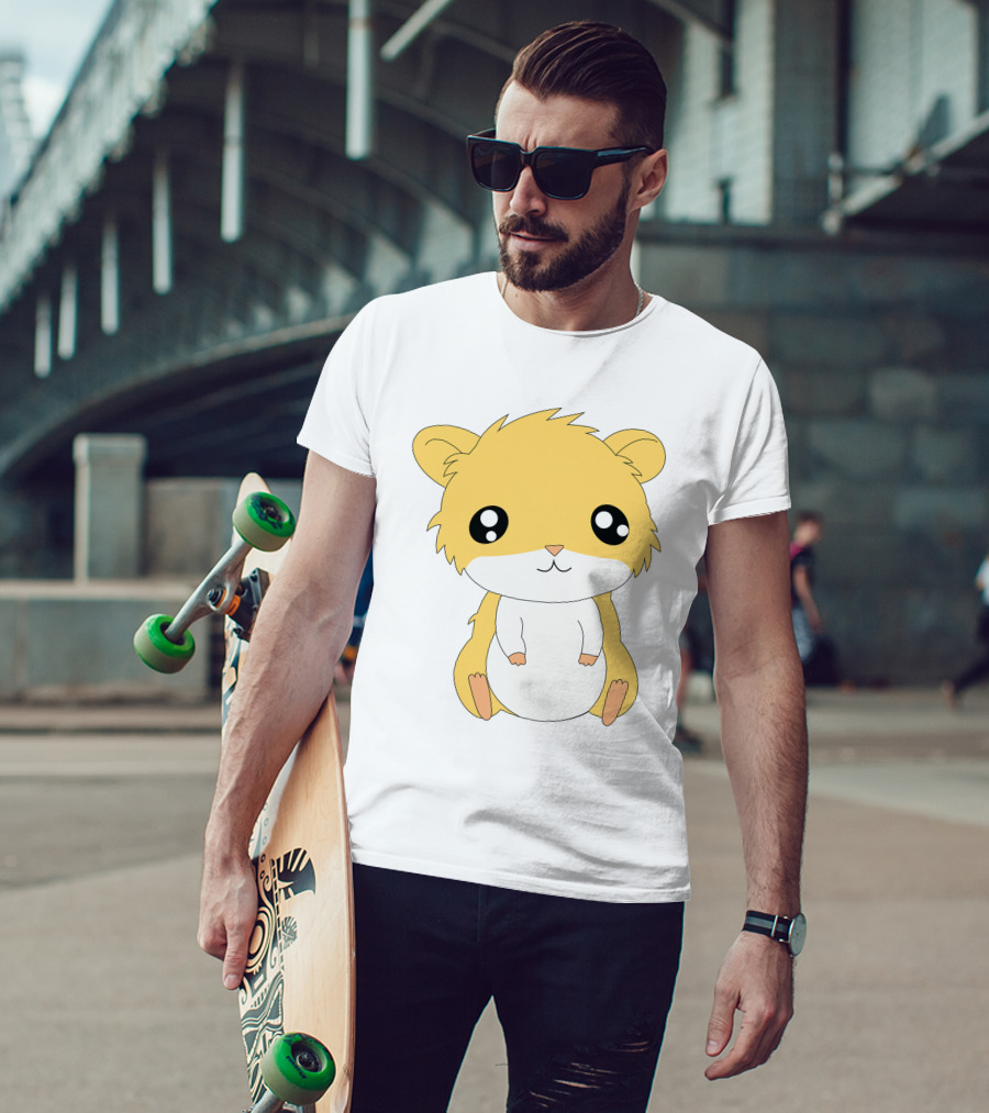 Cute Baby Hamster Cartoon T-Shirt