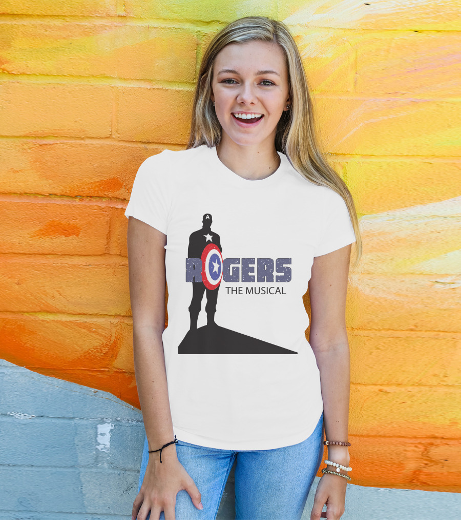 Rogers The Musical Captain America Shield T-Shirt