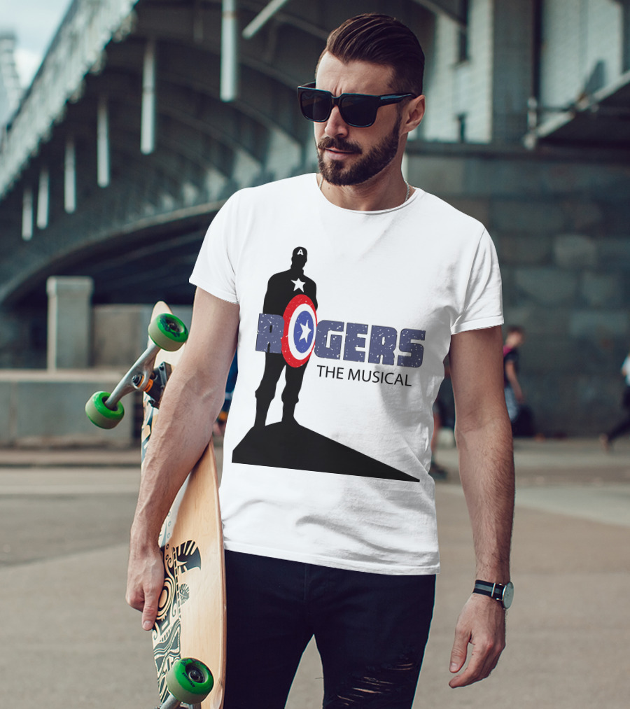 Rogers The Musical Captain America Shield T-Shirt