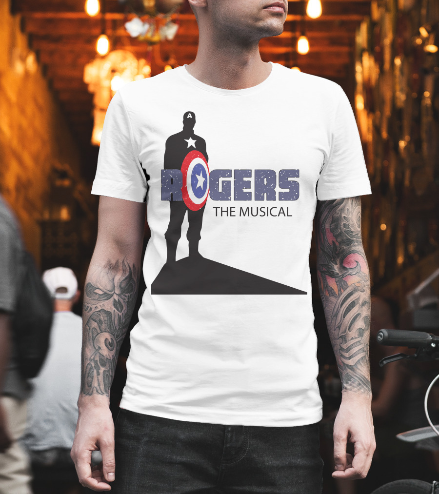 Rogers The Musical Captain America Shield T-Shirt