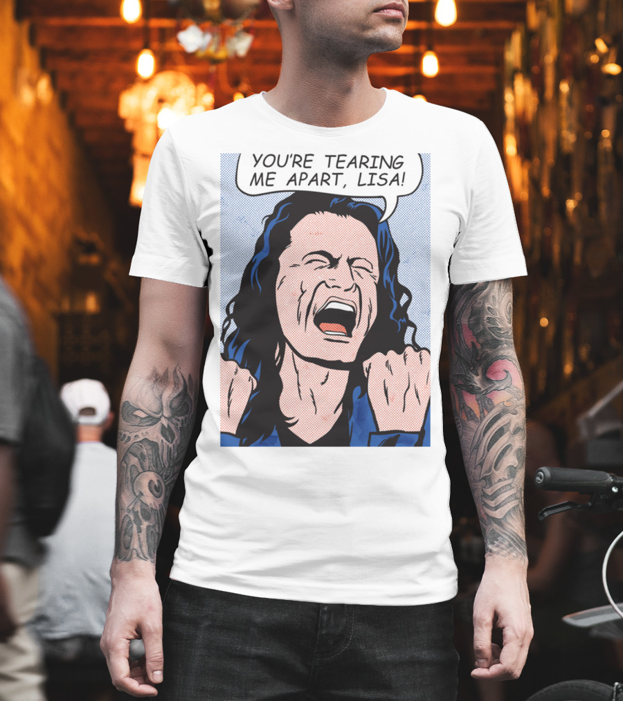 You're Tearing Me Apart Lisa The Room Pop Art Comic T-Shirt