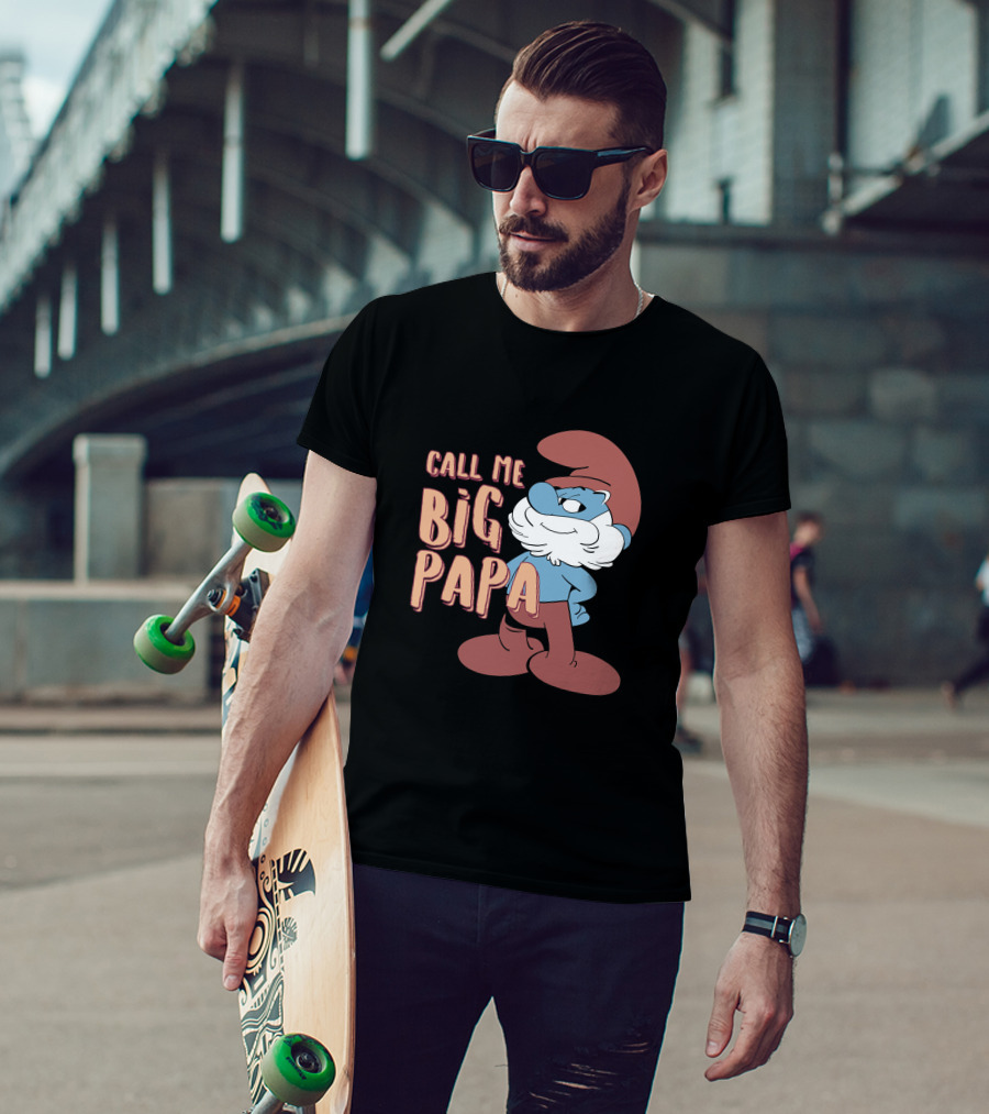 Call Me Big Papa The Smurfs Papa Smurf T-Shirt