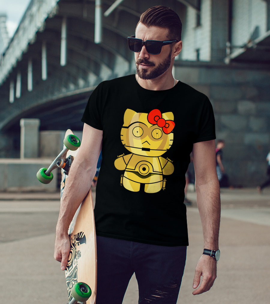 Hello Kitty C3PO Mashup Star Wars T-Shirt