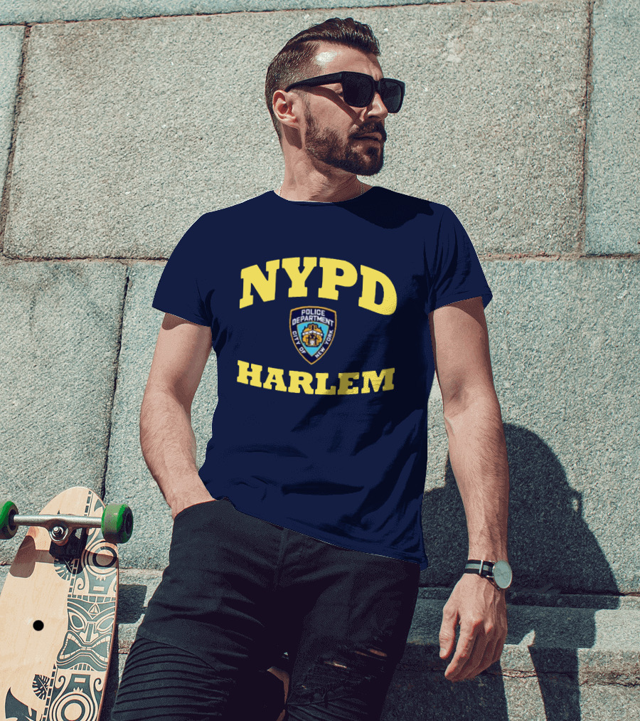 NYPD Police Department City Of New York Harlem T-Shirt