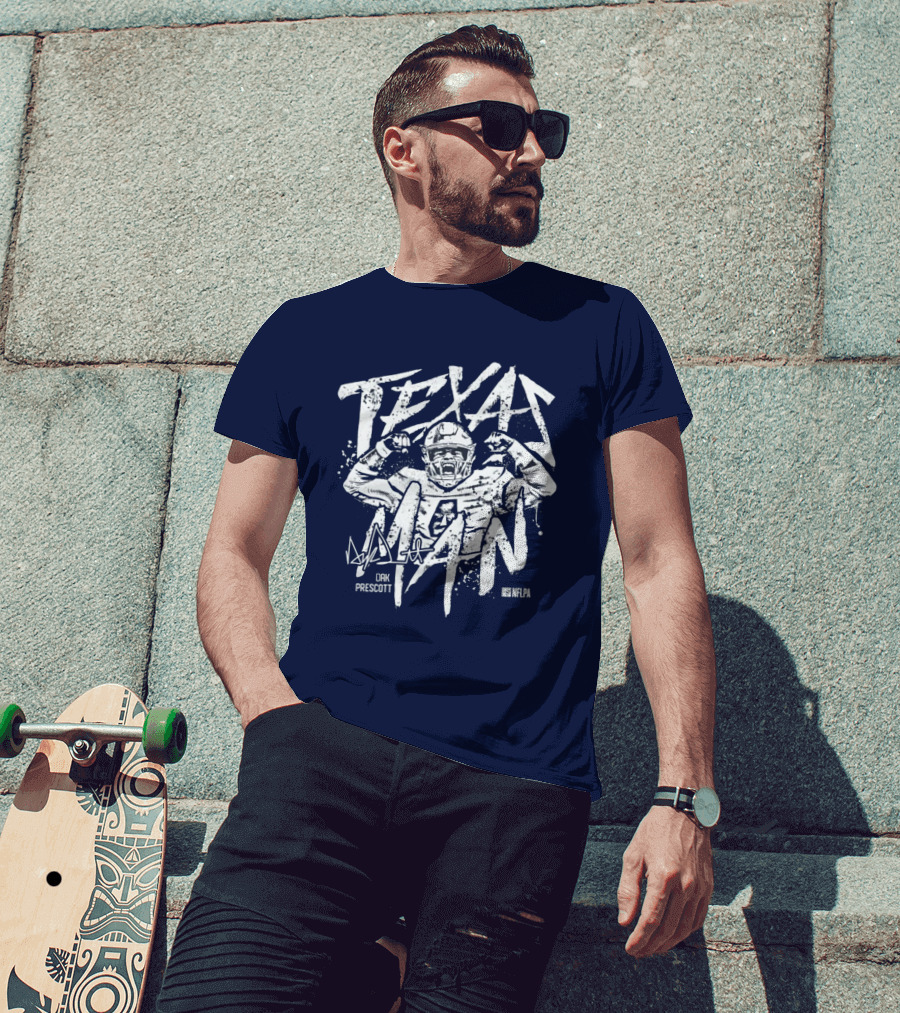 Texas Man Dak Prescott NFLPA T-Shirt