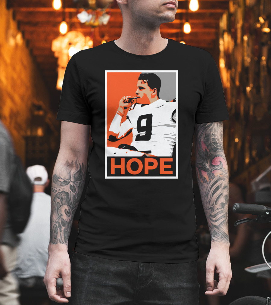 Joe Burrow Cigar Champ Hope T-Shirt