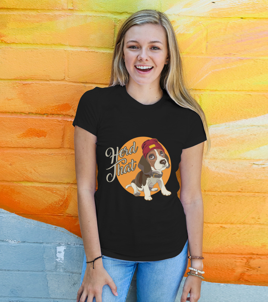Herd That Beagle Animal Lover Dog Funny T-Shirt
