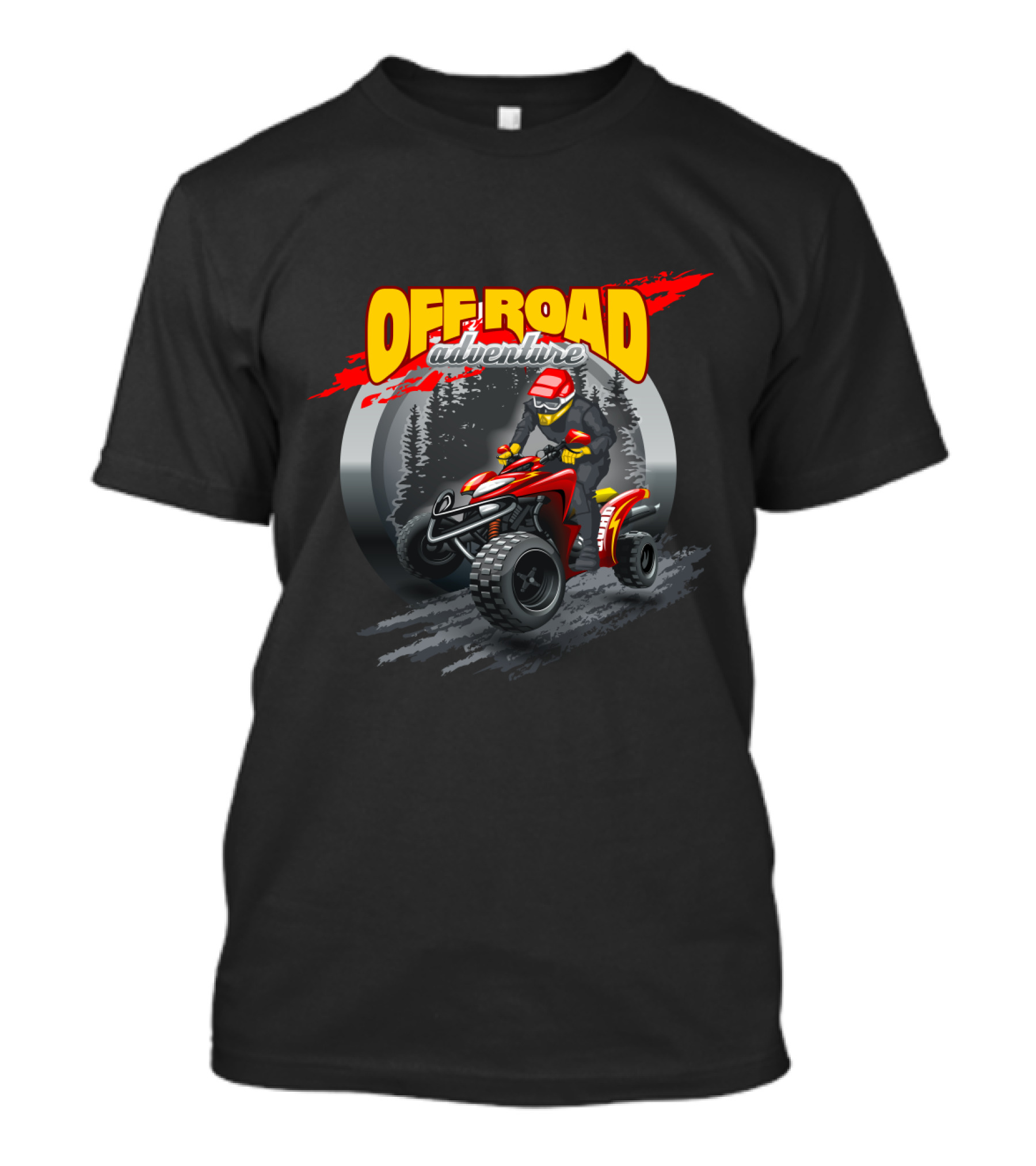 Off Road Adventure ATV Forest Racing T-Shirt