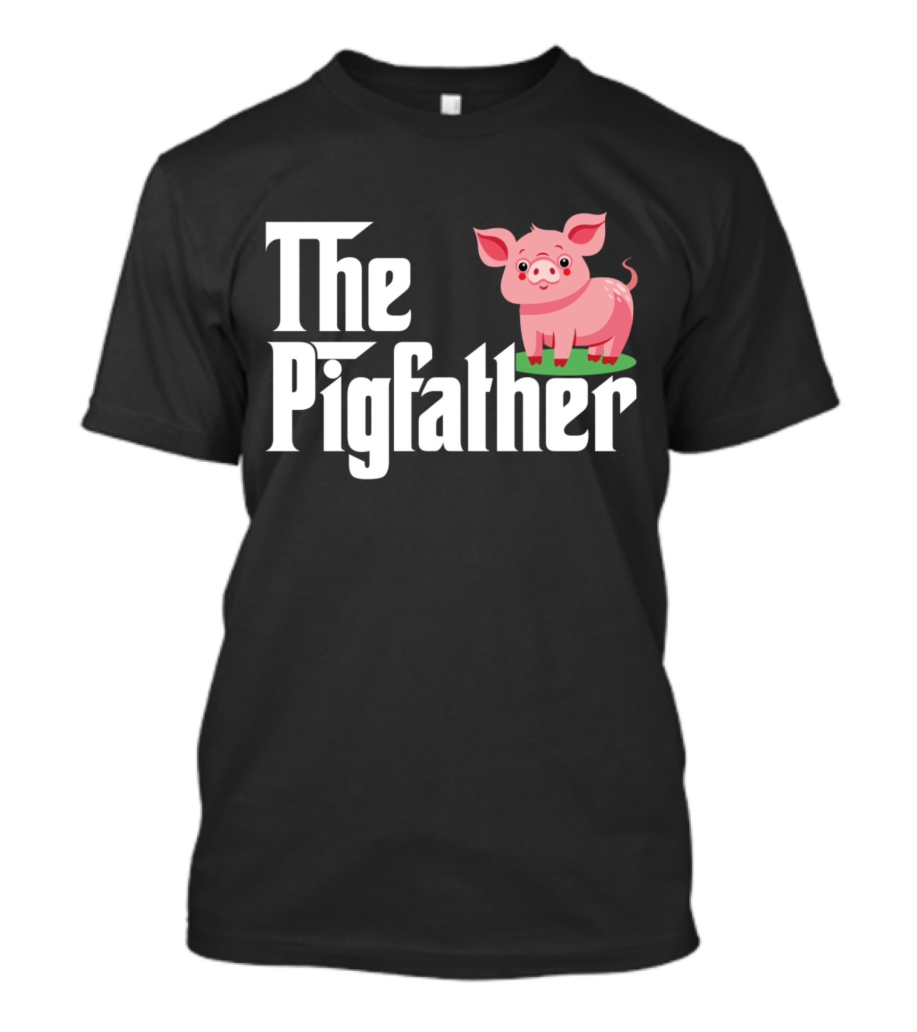 The Pigfather Mafia Movie Parody Pig T-Shirt