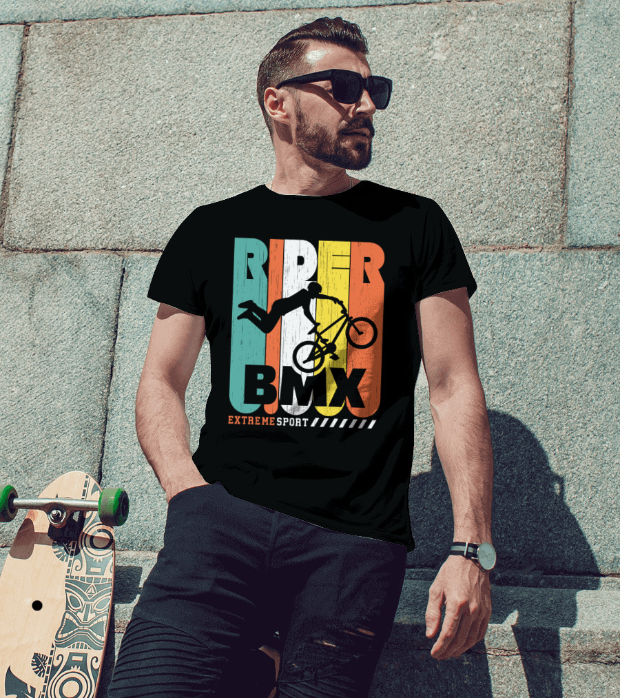 Rider BMX Extreme Sport T-Shirt