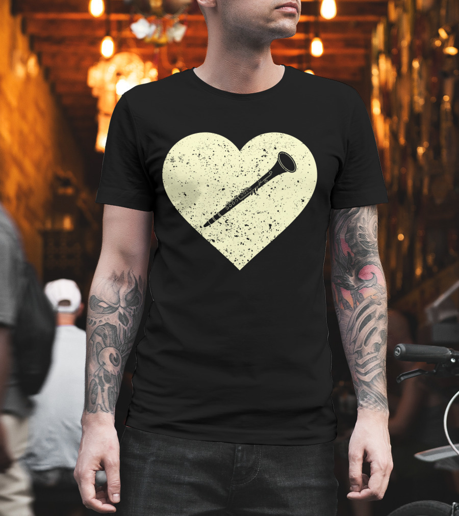 Heart Shaped Love to Play the Oboe Musician T-Shirt