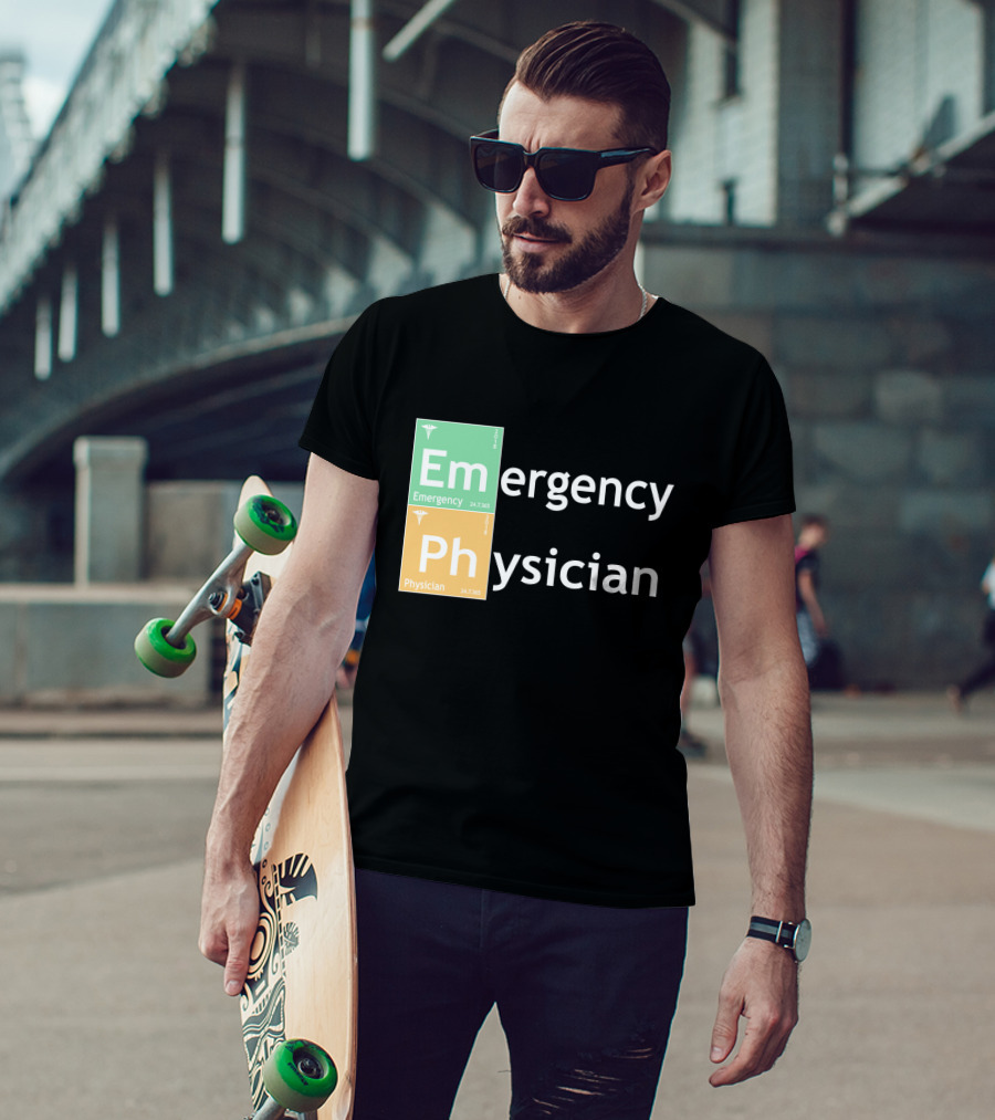 Emergency Medicine Ph Physician Periodic Table T-Shirt
