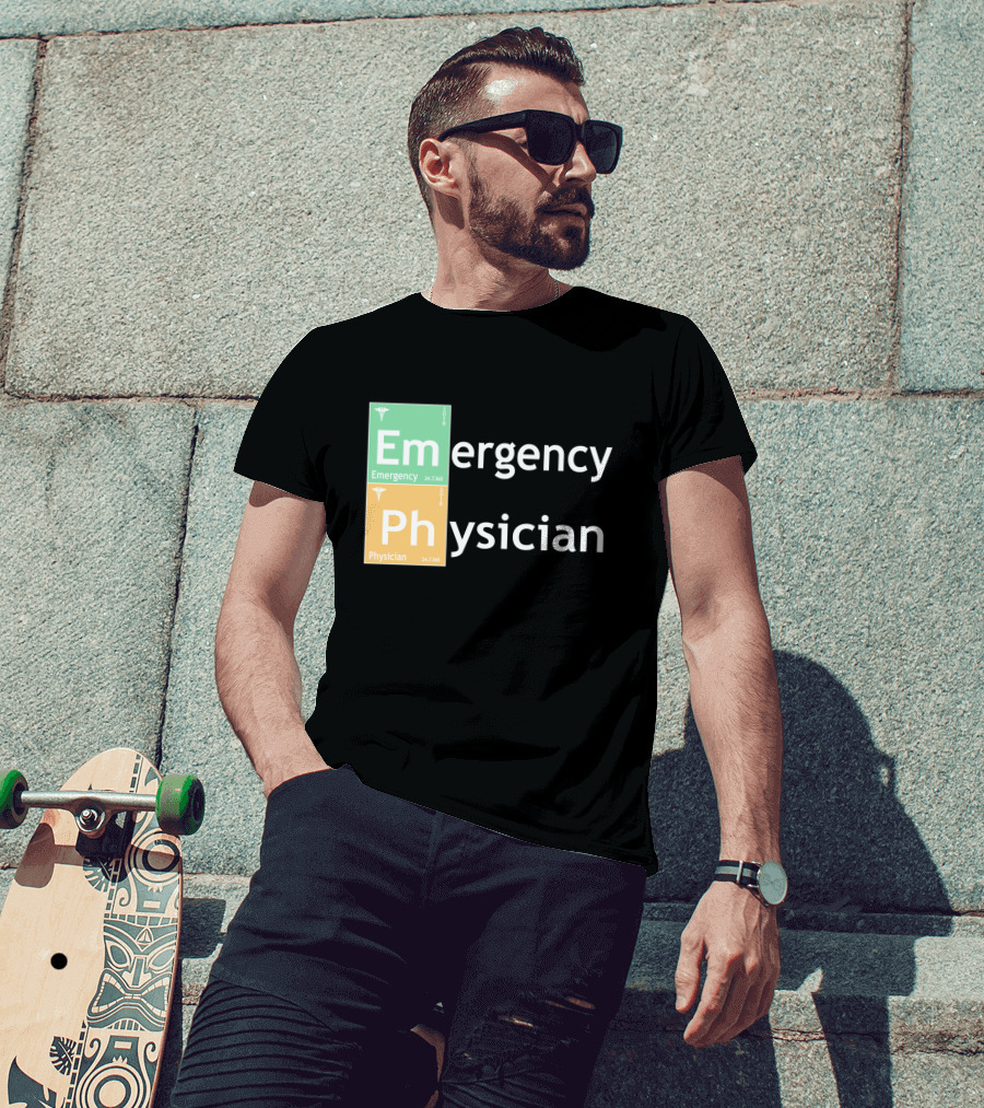 Emergency Medicine Ph Physician Periodic Table T-Shirt