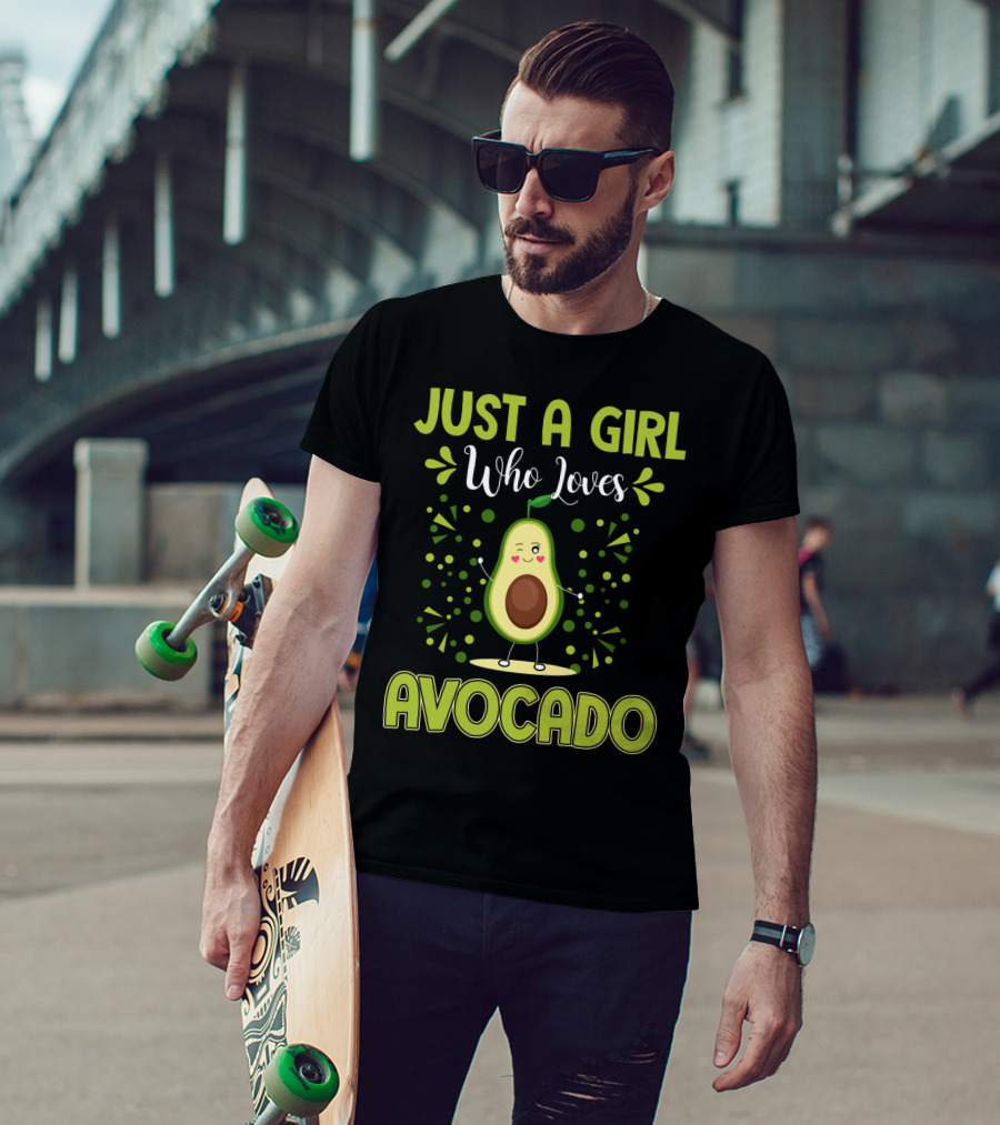 Just A Girl Who Loves Avocado Fun T-Shirt