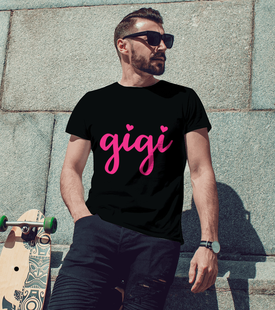 Gigi With Hearts For Grandma T-Shirt