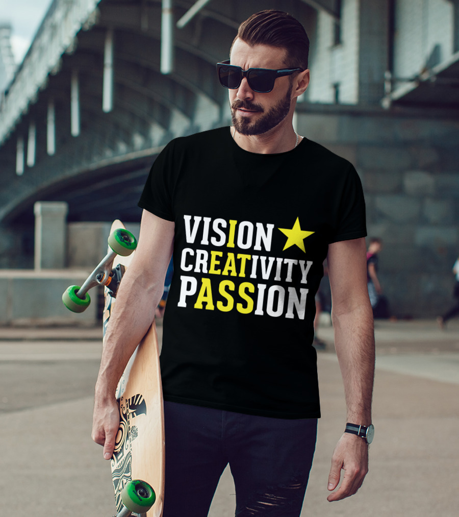 Vision Creativity Passion Star T-Shirt