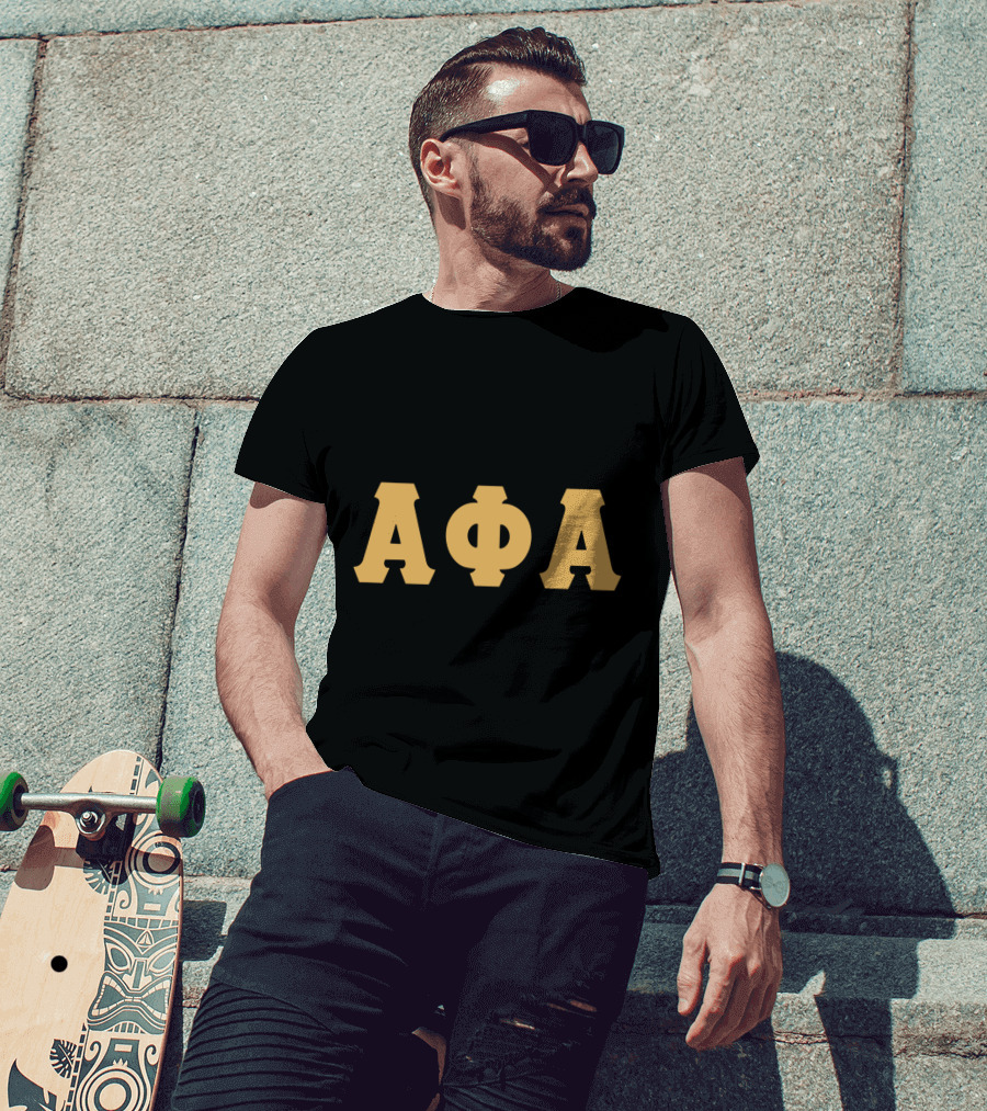 Alpha Phi Alpha Greek Letters Fraternity Clothing T-Shirt