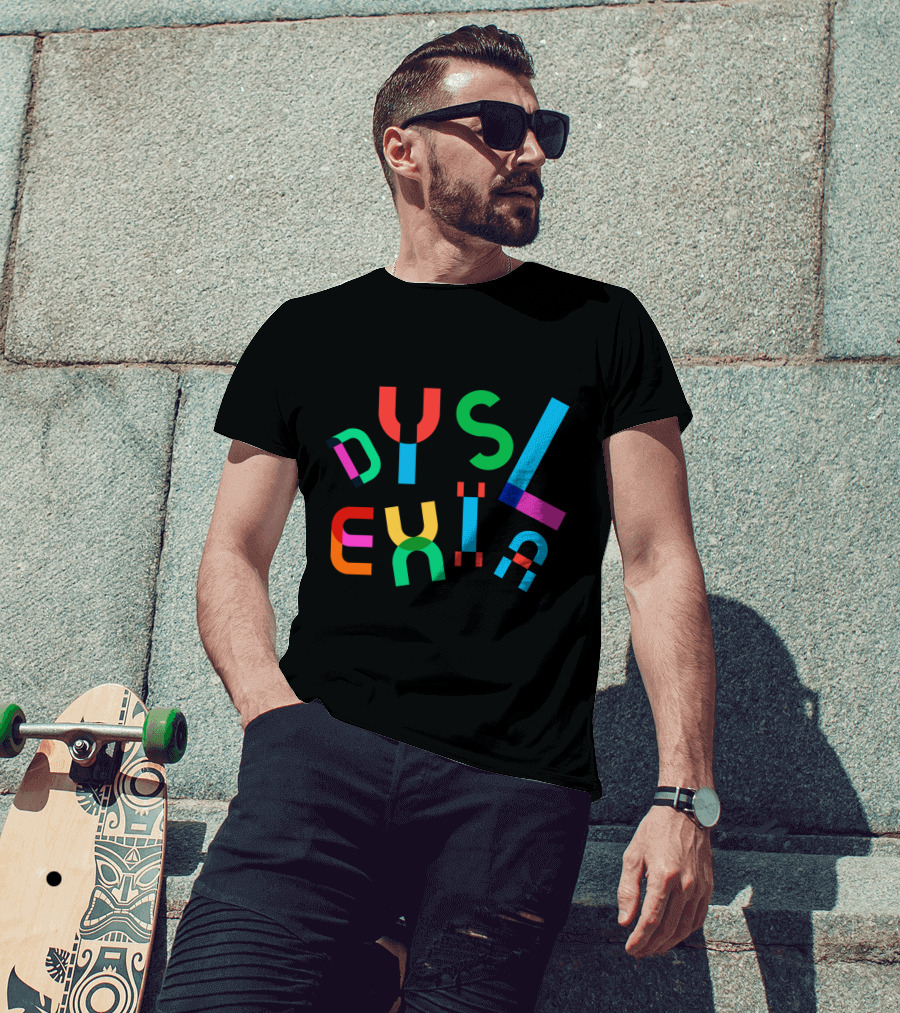 Dyslexia Multicolor Awareness T-Shirt