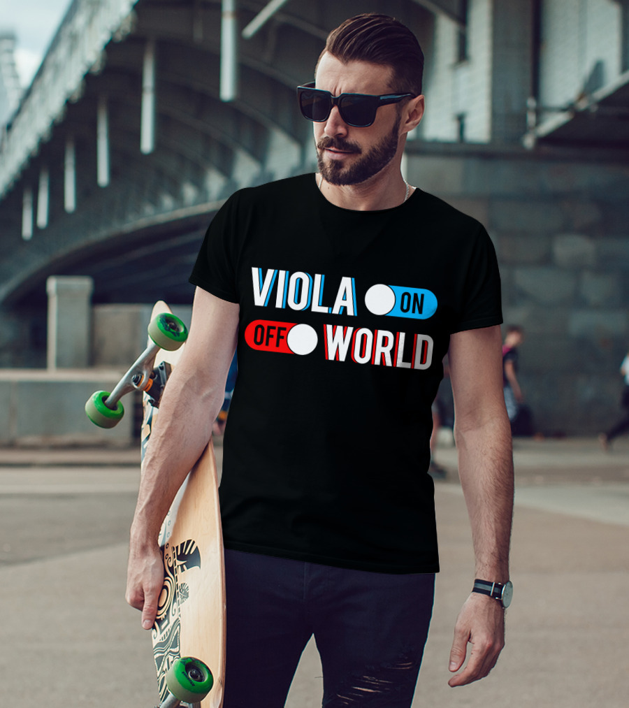 VIOLA ON OFF WORLD T-Shirt
