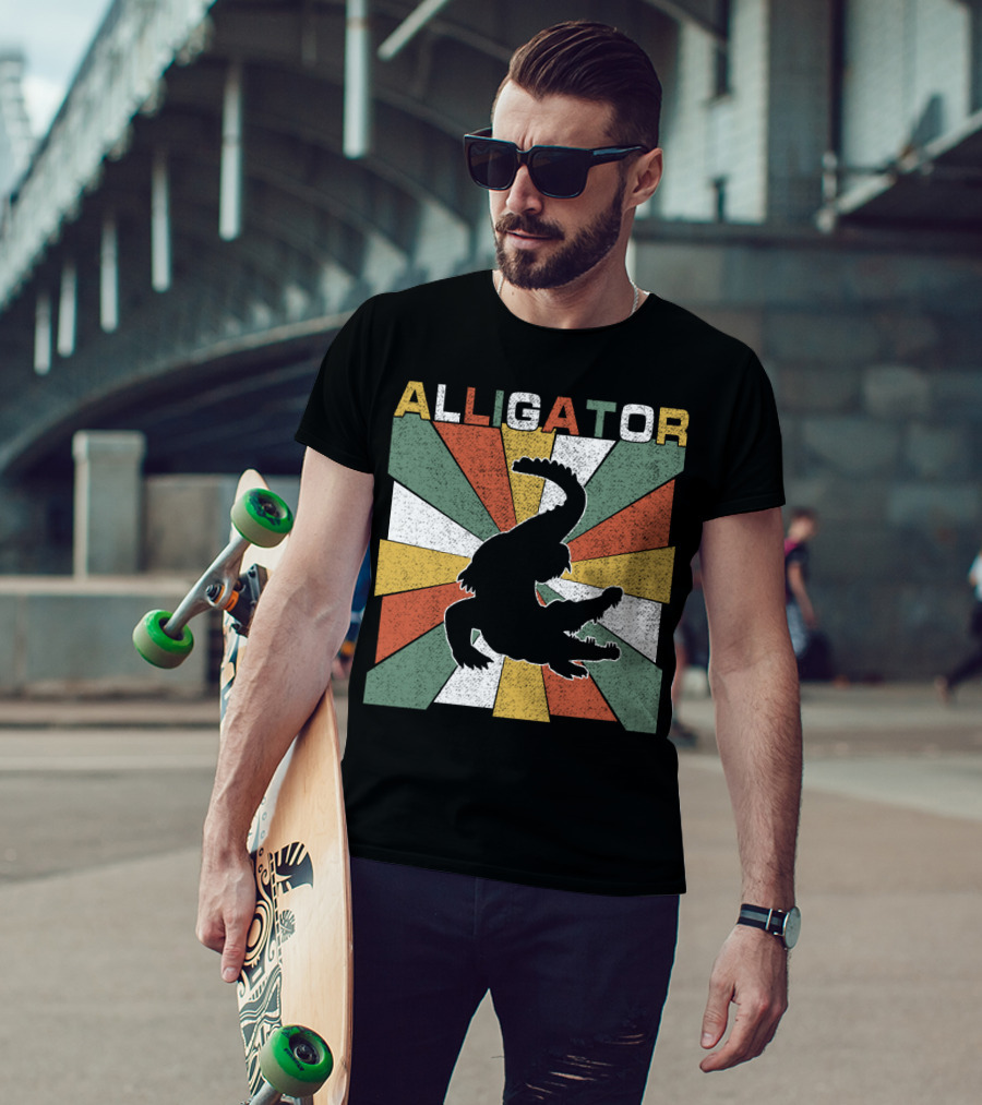 Alligator Retro 70s Vintage T-Shirt