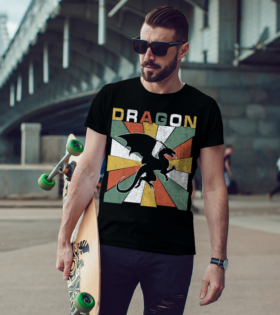 Dragon Vintage 70s Rainbow Burst T-Shirt