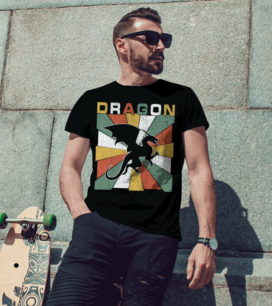 Dragon Vintage 70s Rainbow Burst T-Shirt
