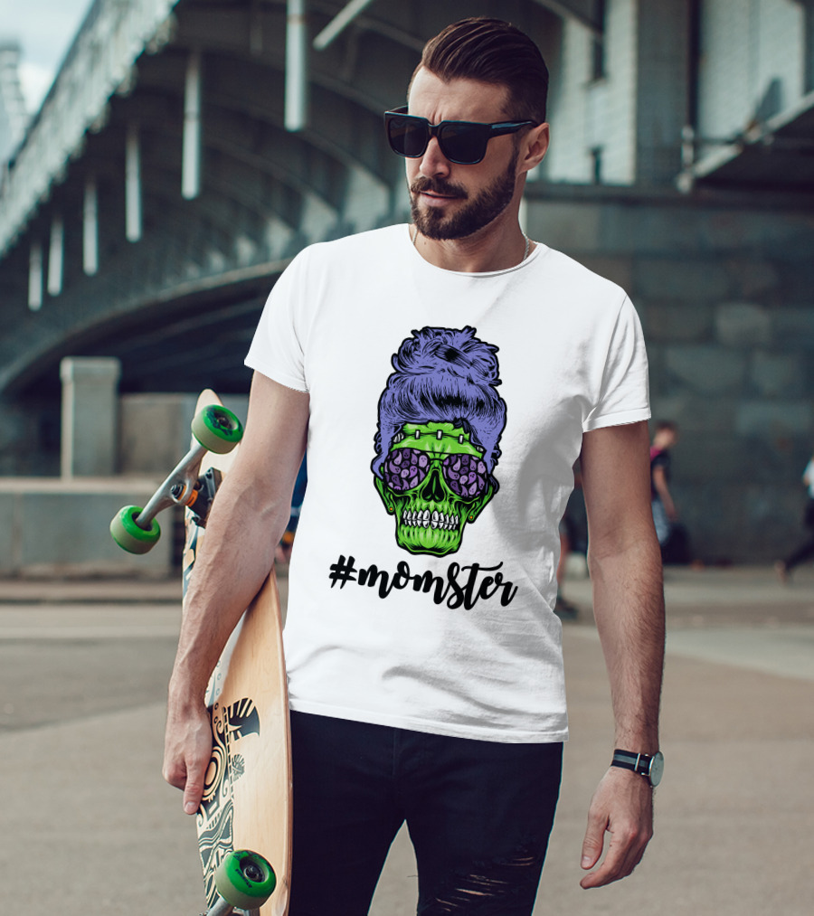 Momster Skull Halloween T-Shirt