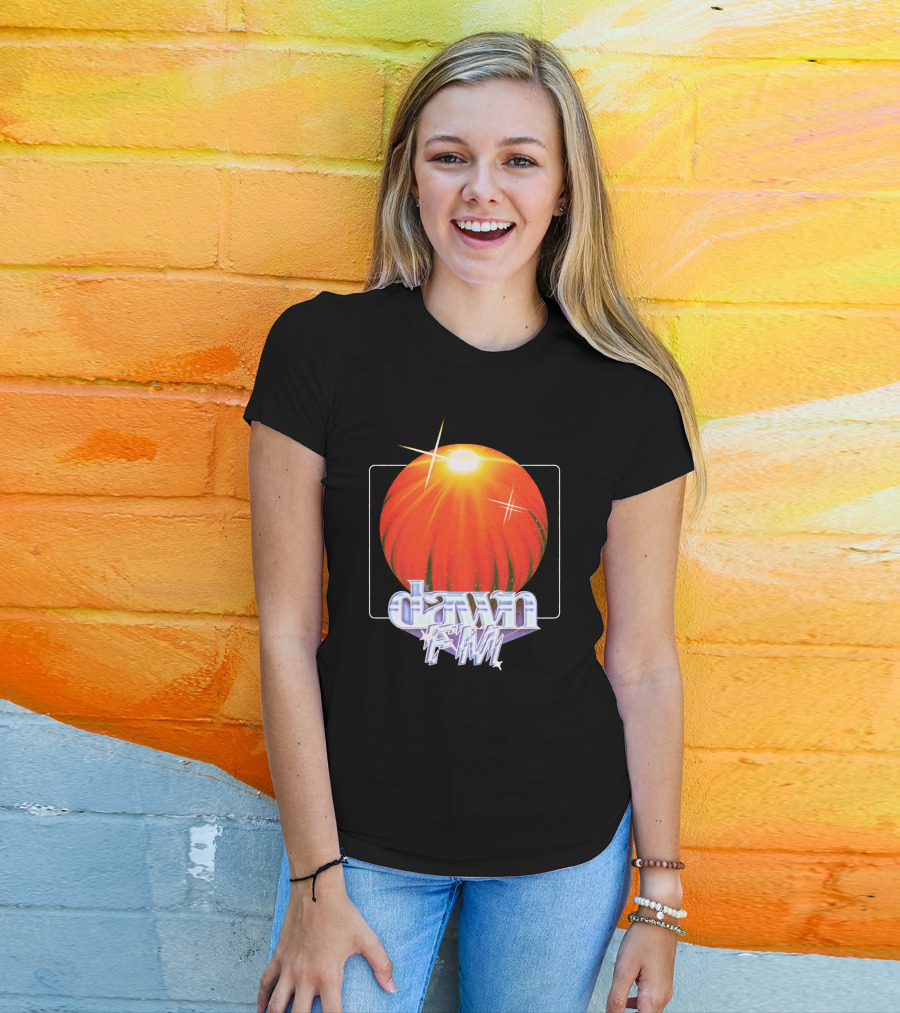 The Weeknd Dawn FM Sunburst Graphic Merchandise T-Shirt