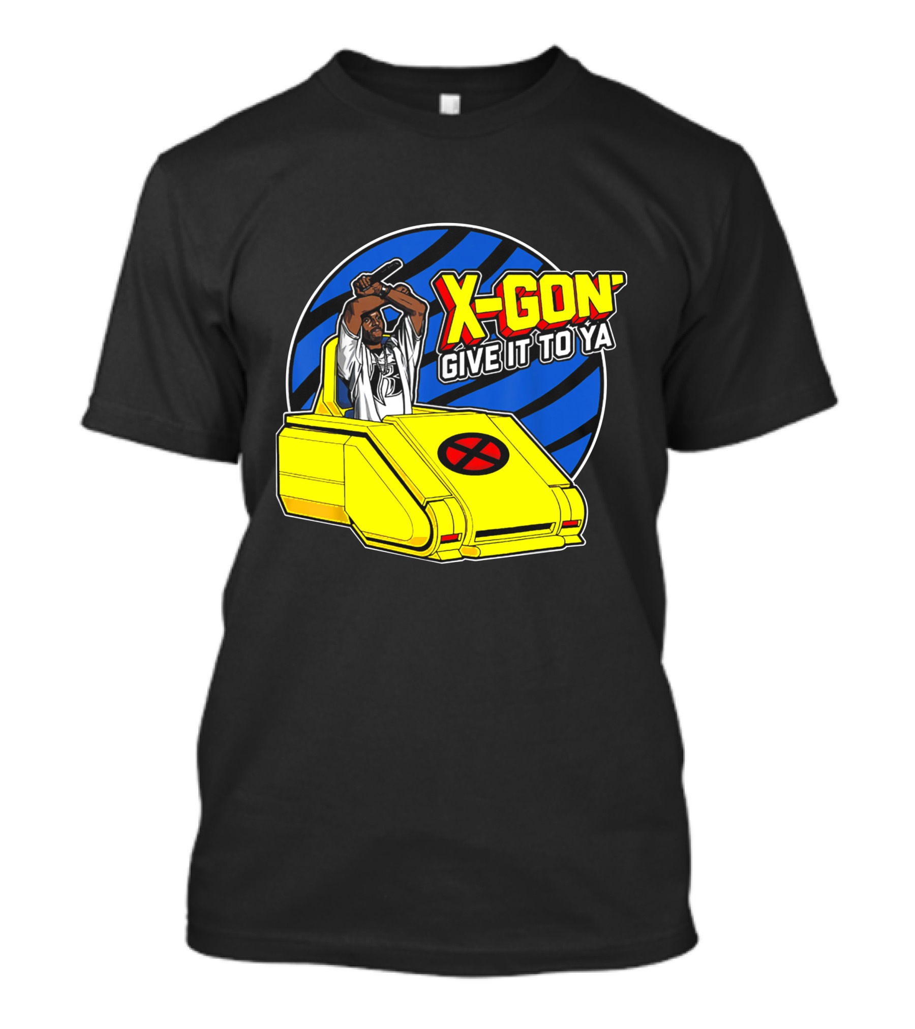 X Gon' Give It To Ya Professor X Inspired Yellow Hoverchair T-Shirt