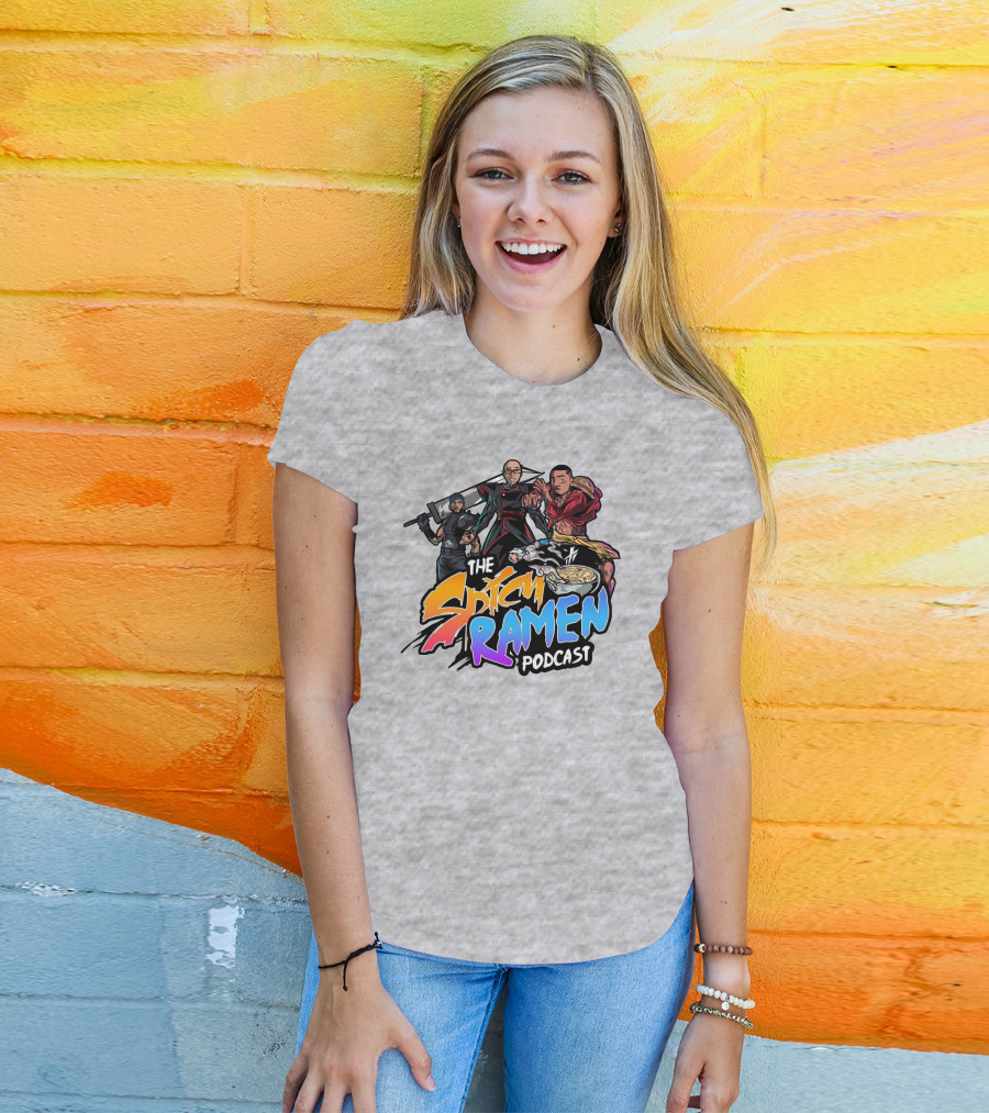 The Spicy Ramen Podcast Ninja Warrior Bowl Adventure T-Shirt