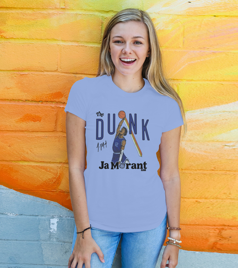 Ja Morant 12 The Dunk Slam Basketball T-Shirt