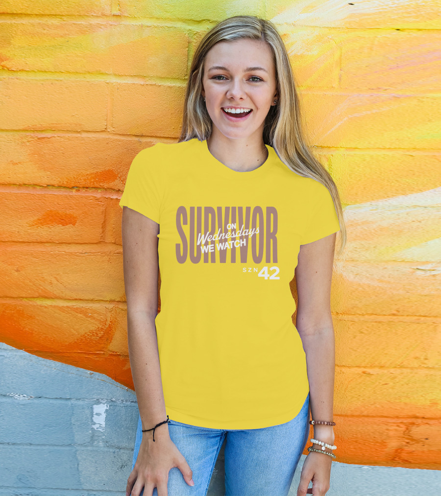 Survivor On Wednesdays We Watch SZN 42 T-Shirt