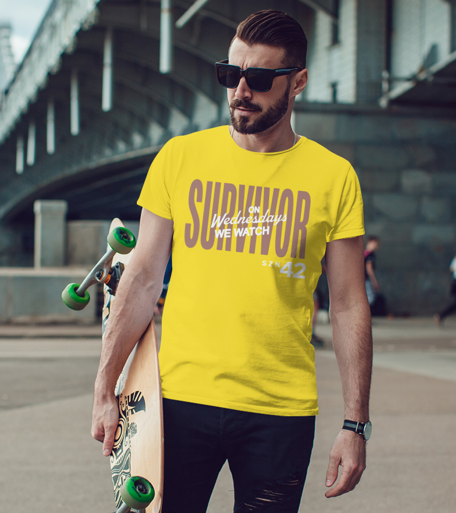 Survivor On Wednesdays We Watch SZN 42 T-Shirt