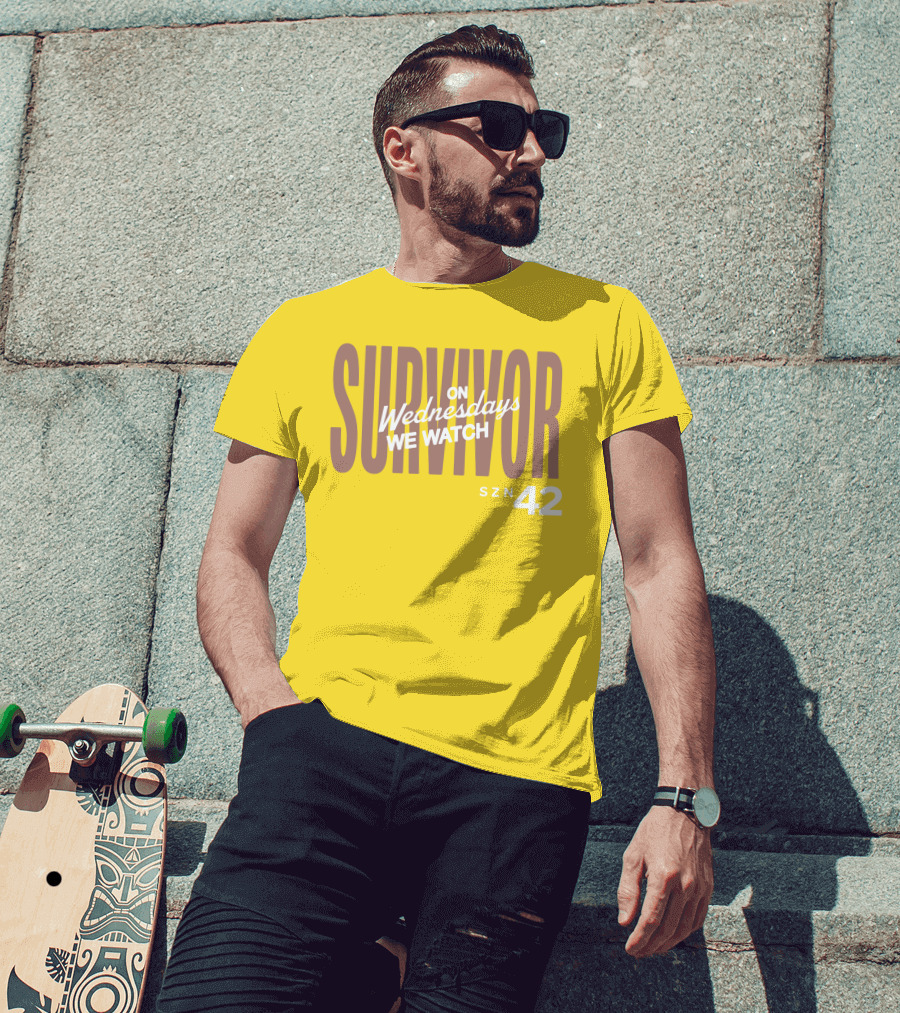 Survivor On Wednesdays We Watch SZN 42 T-Shirt