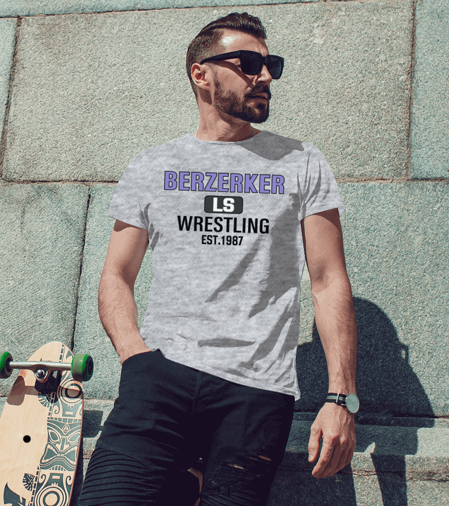 Berzerker LS Wrestling Est 1987 T-Shirt