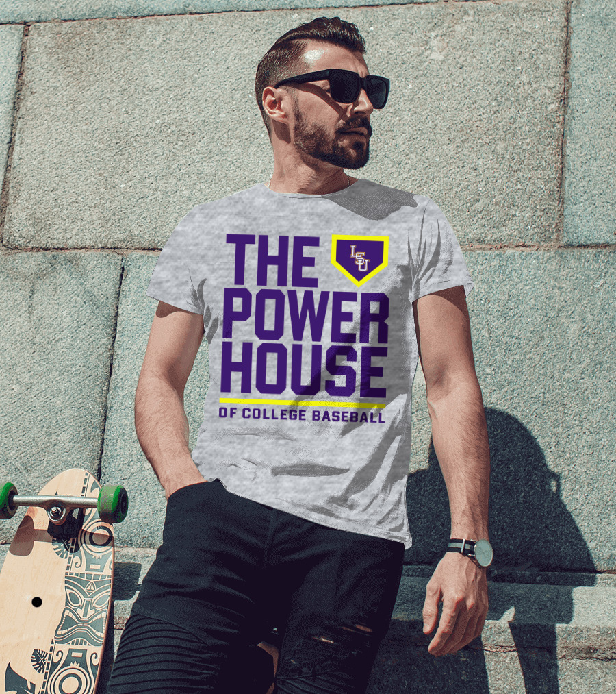 LSU The Power House Of College Baseball T-Shirt