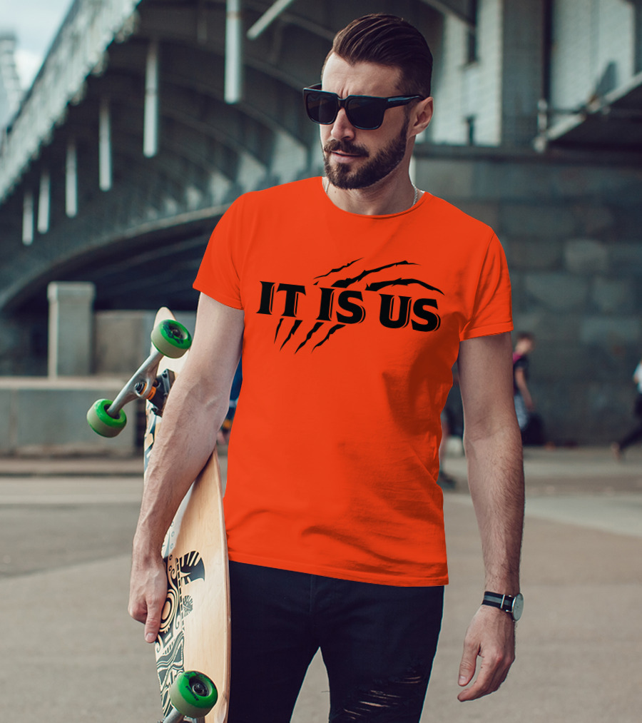 Cincinnati Bengals It Is Us Fan Claw Marks T-Shirt