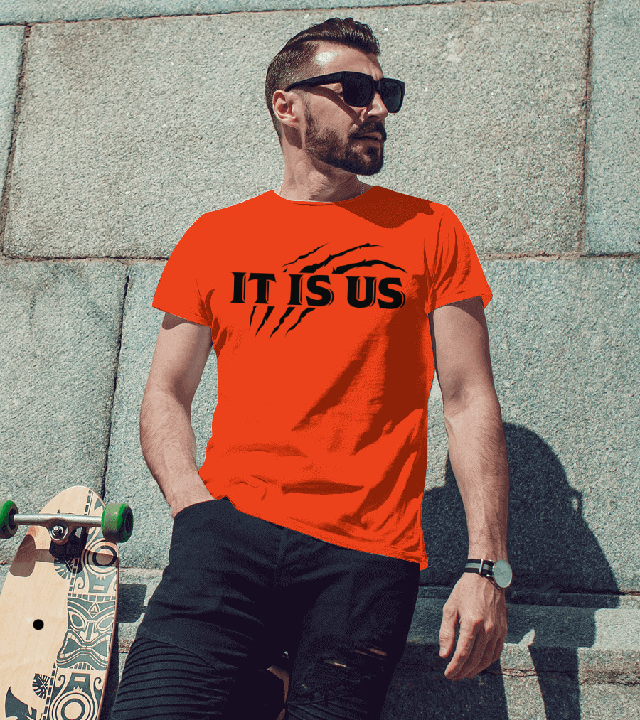 Cincinnati Bengals It Is Us Fan Claw Marks T-Shirt