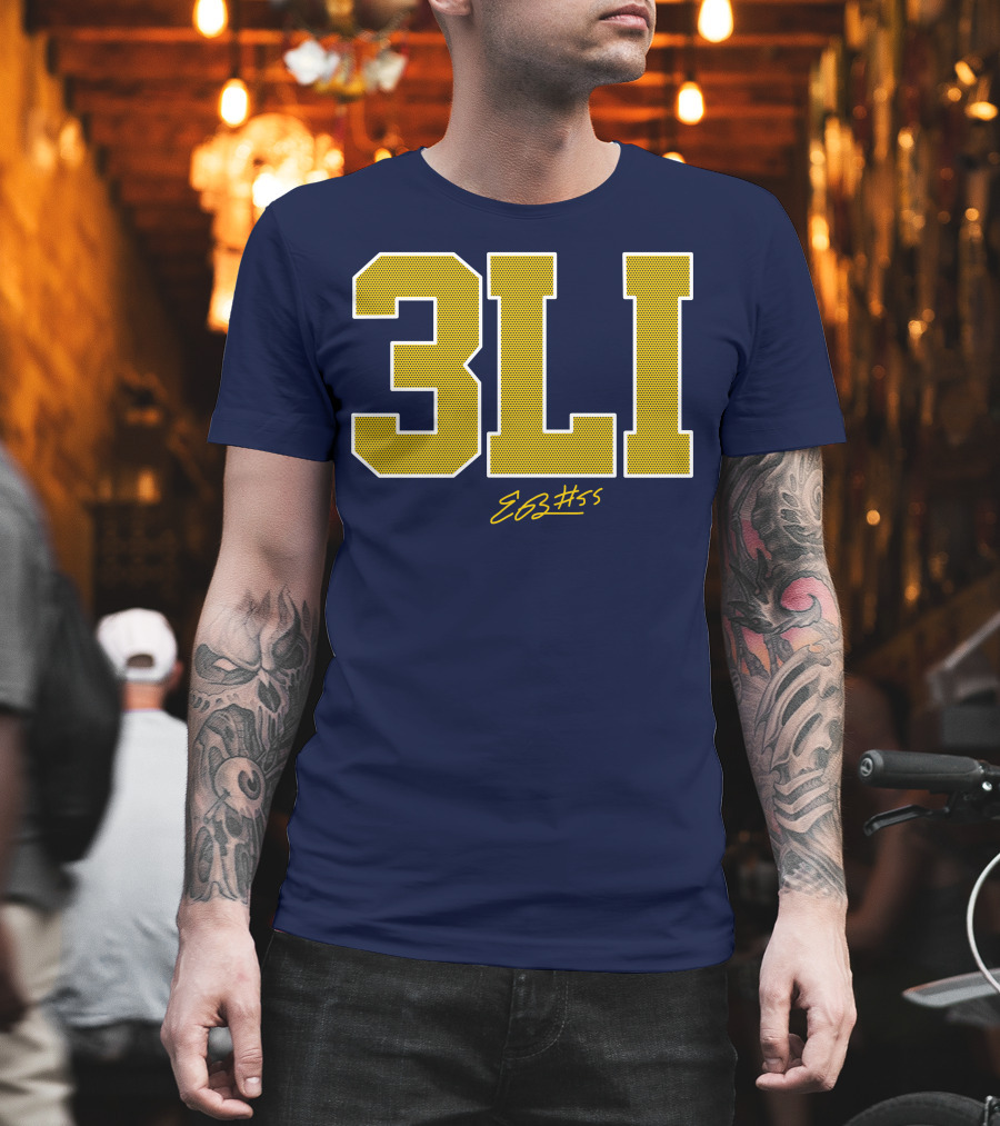 3Li Eli Brooks E63 #55 The Players Trunk Store T-Shirt