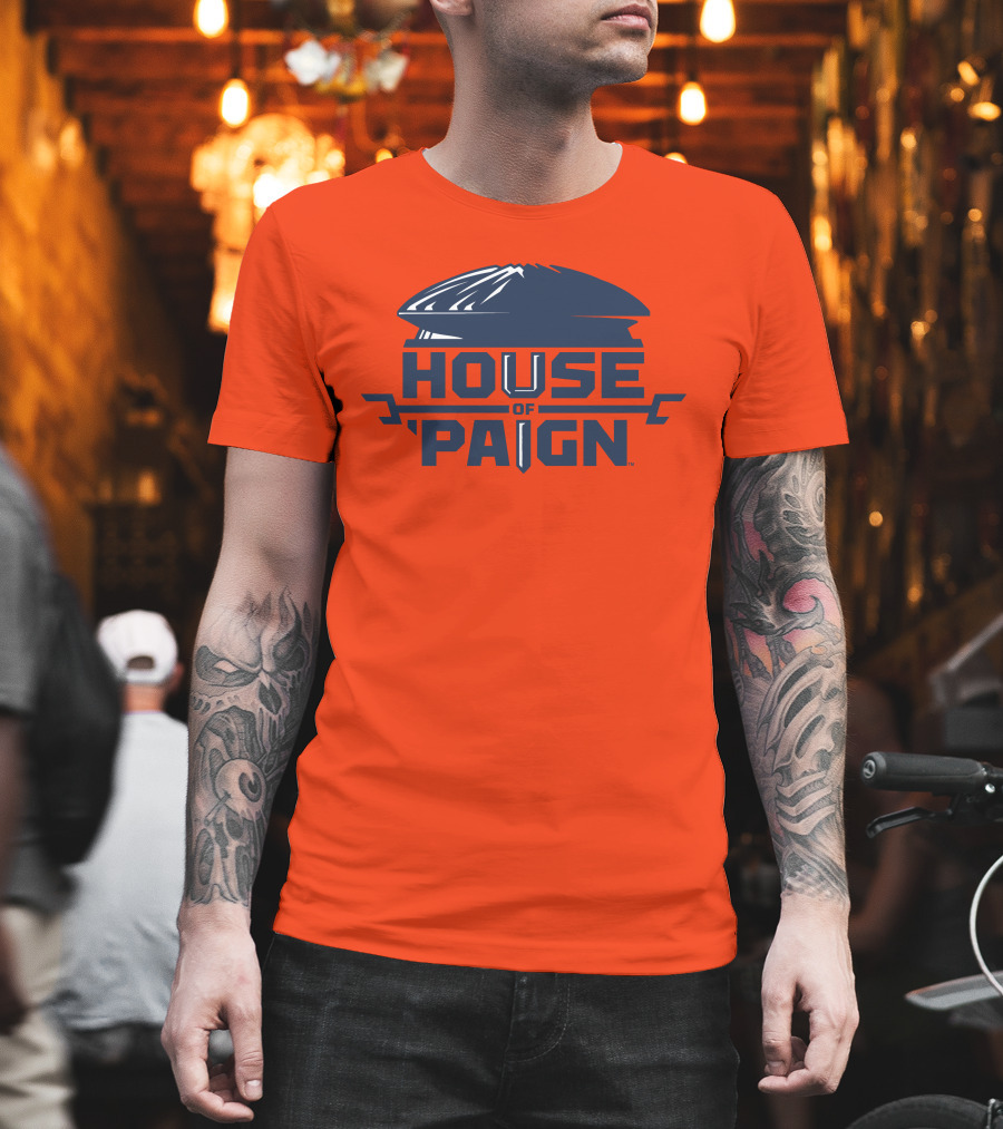 House Of 'Paign TBT University Of Illinois Basketball Helmet T-Shirt