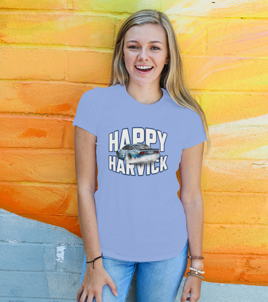 Busch Light Happy Harvick Racing Car Number 4 T-Shirt