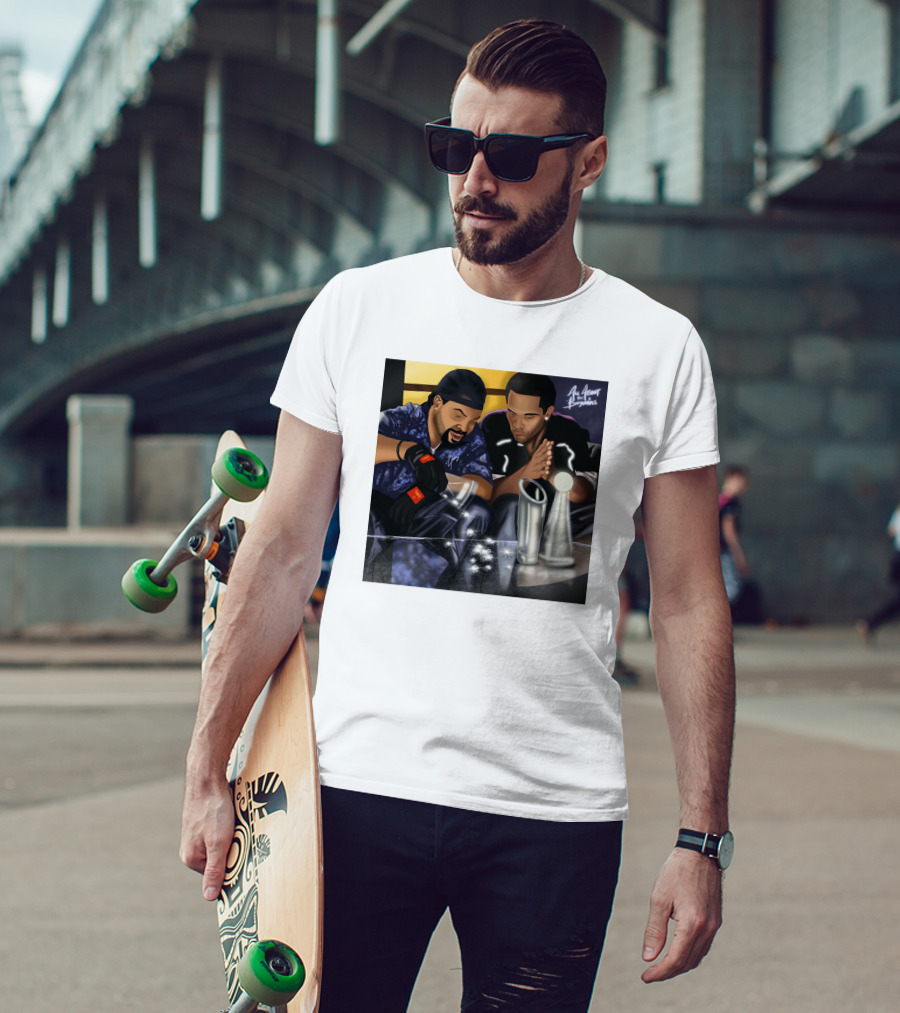 20 Years All About The Benjamins Ice Cube Mike Win On Set Scènes All About The Benjamins T-Shirt