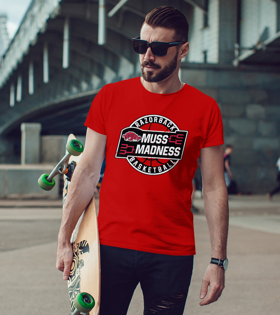 Razorback Basketball Eric Musselman Muss Madness March Tournament T-Shirt