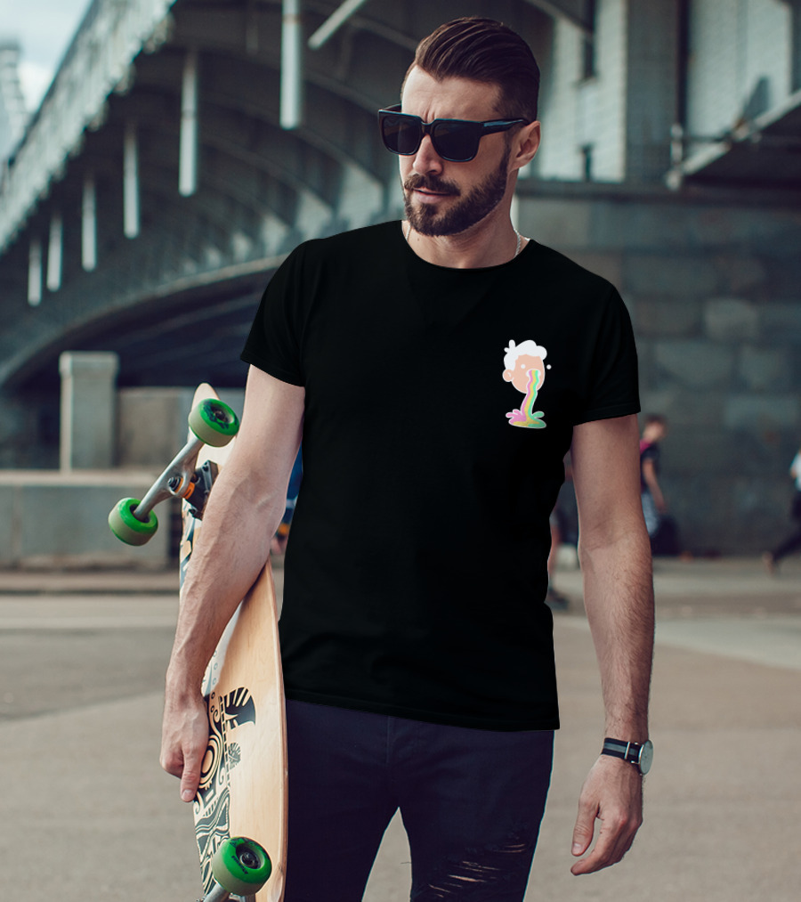 Doodles Merch Mascot Rainbow Vomit T-Shirt