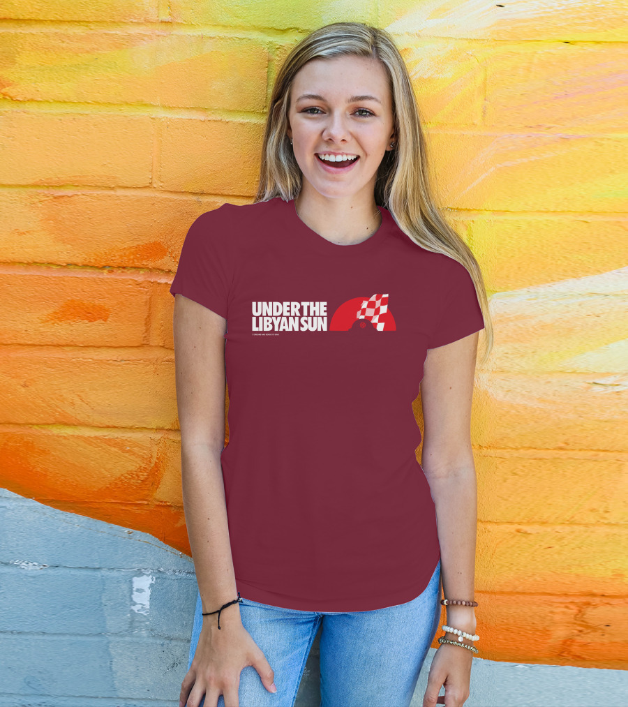 Ste Hoare Under The Libyan Sun Racing Checkered Flag T-Shirt