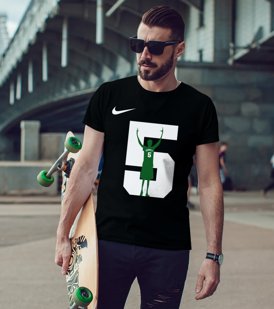 Kevin Garnett 5 Celtics NBC Sports Boston Honor T-Shirt
