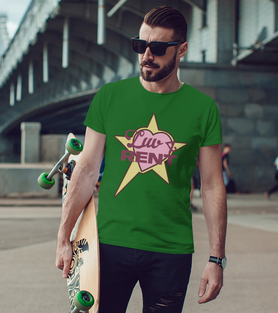 Smino Luv 4 Rent Pink Heart Star T-Shirt